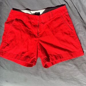 3 for $15 - Red cotton J. Crew shorts - size 4